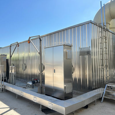 환경 친화적 인 하수 시설용 스테인리스 스틸 316 가스 처리 기계