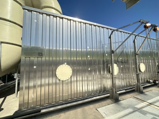 환경 친화적 인 하수 시설용 스테인리스 스틸 316 가스 처리 기계